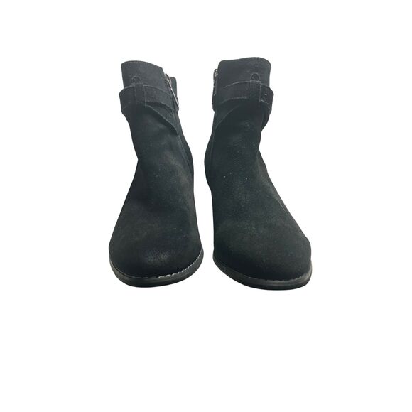 SoftMoc by College Waterproof Suede Black Ankle Boots Women’s Size 8M - Picture 2 of 13